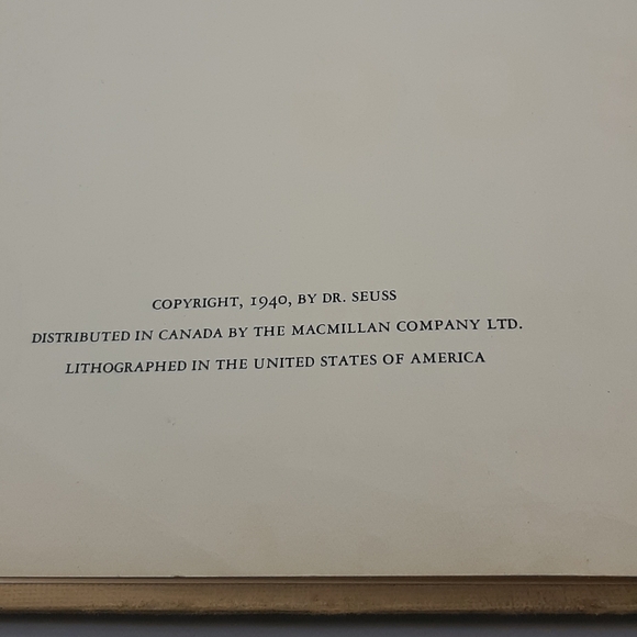 Vintage Horton Hatches The Egg Dr. Seuss 1940 First Edition & 1968 Edition - Picture 2 of 10